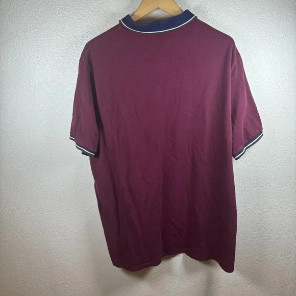 Polo Ralph Lauren Men's Shirt Maroon Short Sleeve Polo Small Pony Sz XXL Preppy - Picture 7 of 10